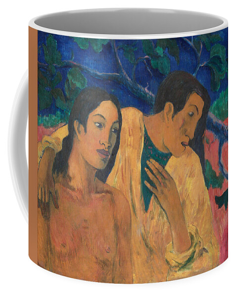 Paul Gauguin Coffee Mug featuring the painting Escape #3 by Paul Gauguin