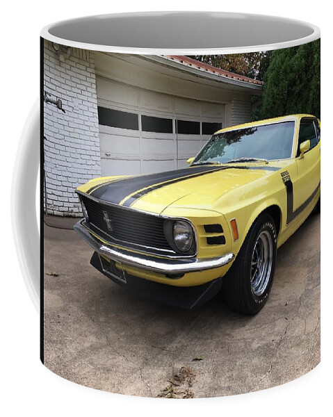 Ford Mustang Boss 302 Coffee Mug featuring the photograph Ford Mustang Boss 302 #3 by Mariel Mcmeeking