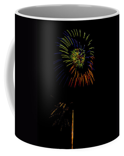 Fireworks Coffee Mug featuring the photograph Fourth of July by Bill Barber
