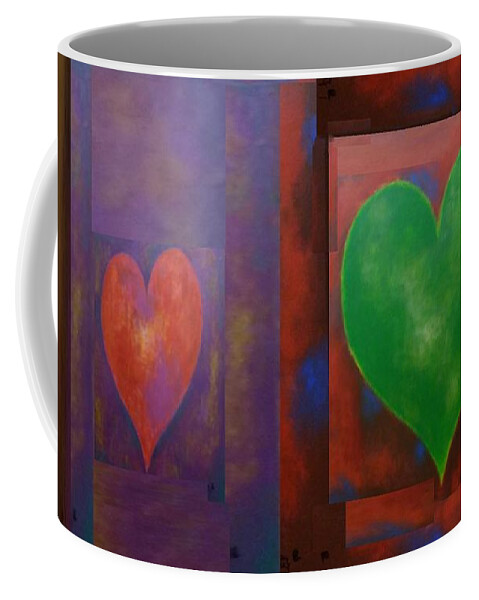 Heart Coffee Mug featuring the photograph 3 Hearts by Rob Hans