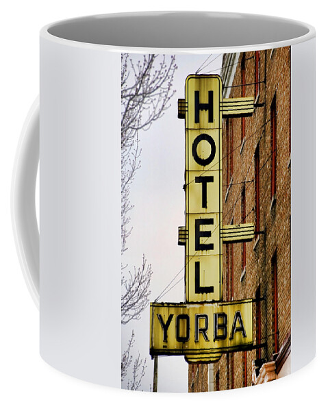 Hotel Yorba Coffee Mug featuring the photograph Hotel Yorba #3 by Gordon Dean II