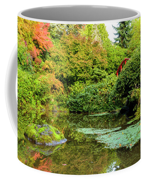 Fall Color Coffee Mug featuring the digital art Kubota Garden, Seattle #3 by Michael Lee
