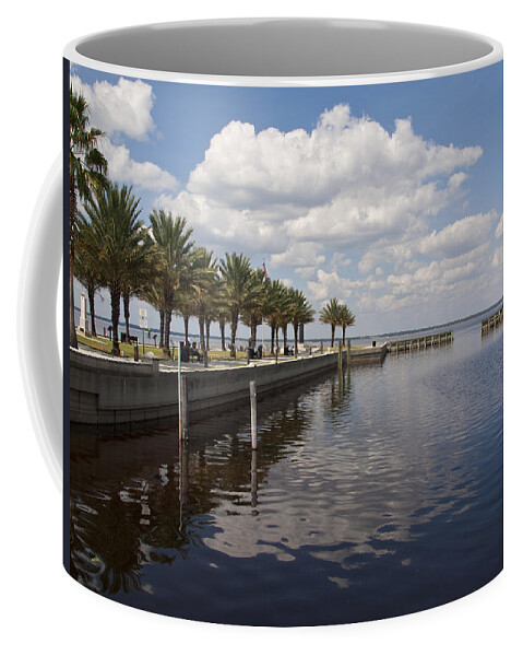 Veterans Coffee Mug featuring the photograph Lake Monroe at the Port of Sanford Florida #3 by Allan Hughes