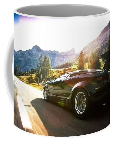 Lamborghini Coffee Mug featuring the photograph Lamborghini #3 by Jackie Russo