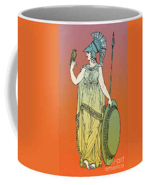 Medical Coffee Mug featuring the photograph Minerva, Roman Goddess Of Medicine #3 by Photo Researchers