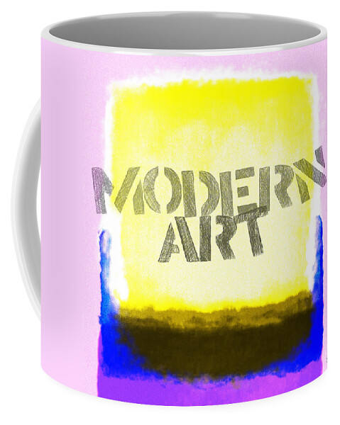 Modern Coffee Mug featuring the digital art Modern Art #3 by Gary Grayson