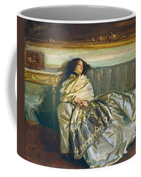 John Singer Sargent Coffee Mug featuring the painting Nonchaloir. Repose by John Singer Sargent