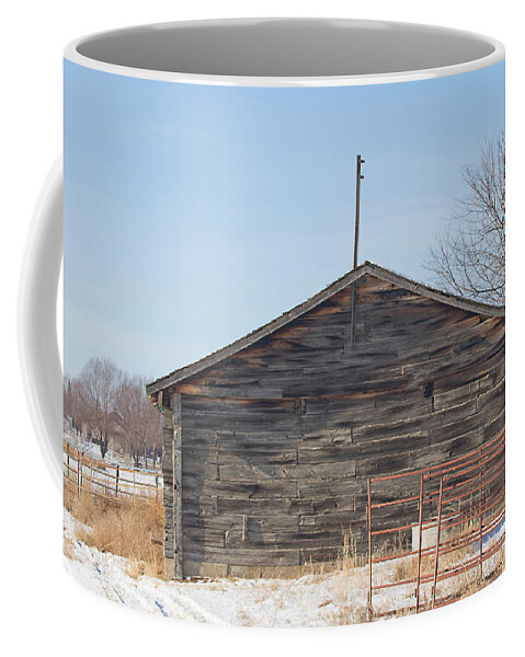 Cabin Coffee Mug featuring the photograph Old Cabin in Idaho, USA #3 by Dart Humeston