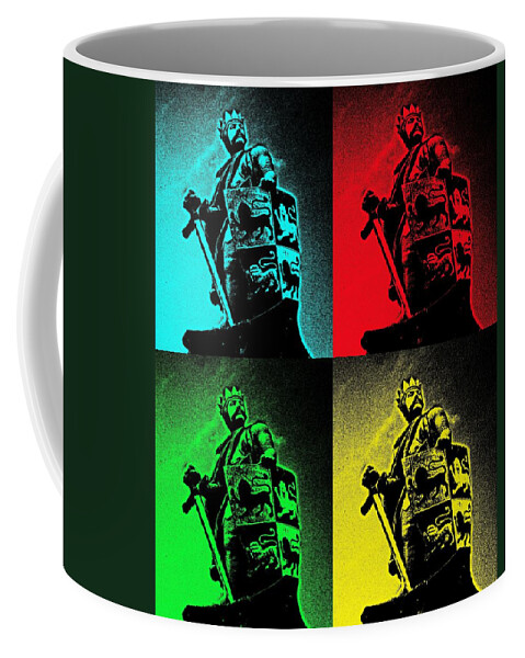Prince Coffee Mug featuring the digital art Prince of Wales #3 by Christopher Rowlands
