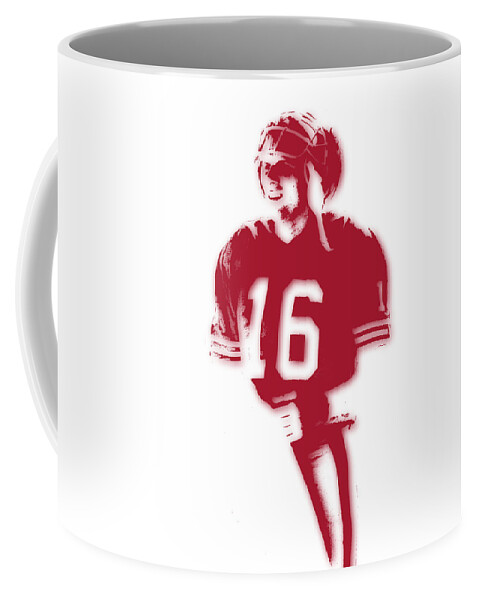 San Francisco 49ers Joe Montana Coffee Mug by Joe Hamilton - Pixels