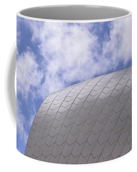 Sydney Coffee Mug featuring the photograph Sydney Opera House Roof Detail by Sandy Taylor