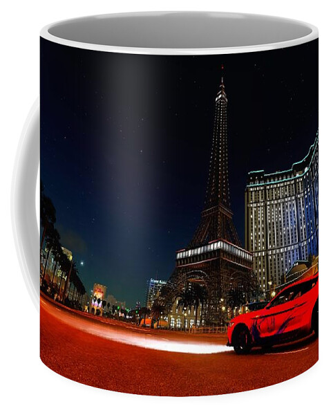 The Crew Coffee Mug featuring the digital art The Crew #3 by Super Lovely