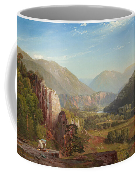 Landscape Coffee Mug featuring the painting The Juniata, Evening by Thomas Moran