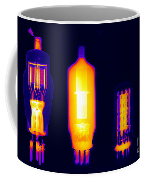 X-ray Coffee Mug featuring the photograph Vacuum Tube #3 by Ted Kinsman