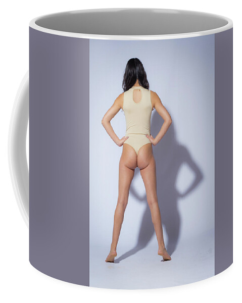 Implied Nude Coffee Mug featuring the photograph Val #3 by La Bella Vita Boudoir