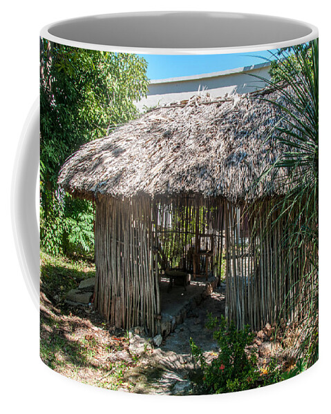 Mexico Quintana Roo Coffee Mug featuring the digital art Mayan Museum in Chetumal #31 by Carol Ailles