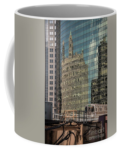 Wacker Drive Coffee Mug featuring the photograph 333 Wacker Drive - Chicago by David Bearden