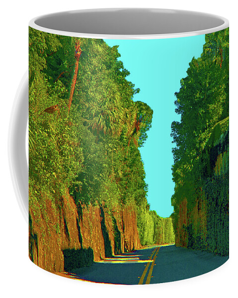 Paintings Coffee Mug featuring the digital art 34- Enchanted Highway by Joseph Keane