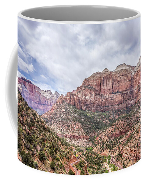 Zion Coffee Mug featuring the photograph Zion Canyon National Park Utah #34 by Alex Grichenko