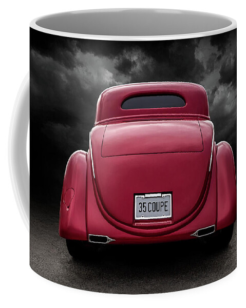 Vintage Coffee Mug featuring the digital art 35 Ford Coupe by Douglas Pittman