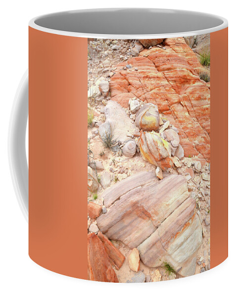 Valley Of Fire State Park Coffee Mug featuring the photograph Multicolored Sandstone in Valley of Fire #39 by Ray Mathis