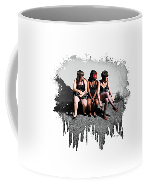 3 Coffee Mug featuring the photograph 3's Company by Jennie Breeze