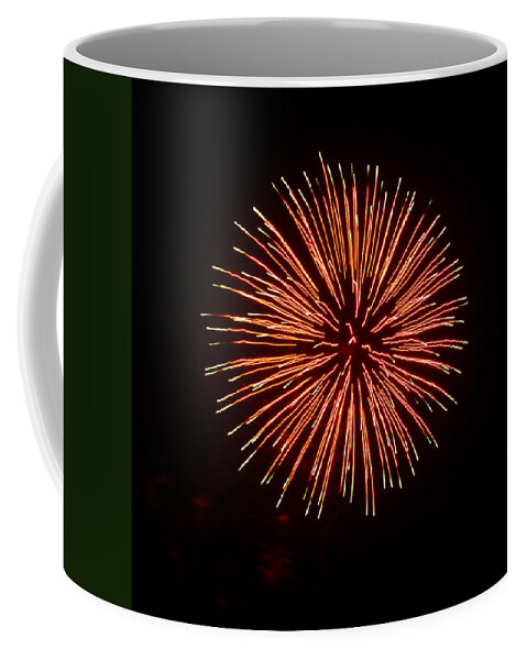 Fireworks Coffee Mug featuring the photograph 4th of July by Bill Barber