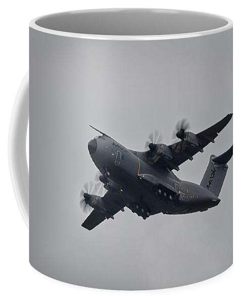 Transportation Coffee Mug featuring the photograph Airbus A400M #4 by Shirley Mitchell