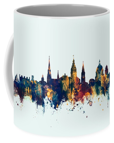 Annapolis Coffee Mug featuring the digital art Annapolis Maryland Skyline #4 by Michael Tompsett