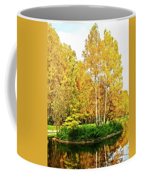 Autumn Coffee Mug featuring the photograph Autumn landscape #4 by Irina Afonskaya