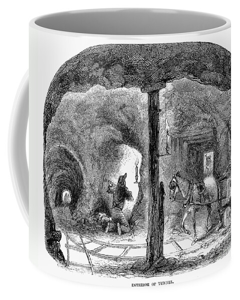 1860 Coffee Mug featuring the photograph California Gold Rush, 1860 #4 by Granger