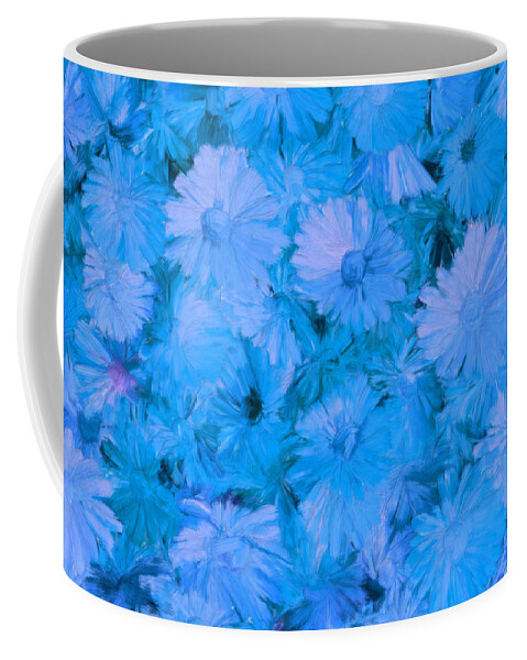 Blue Coffee Mug featuring the painting Choose Your Colors #4 by Bruce Nutting