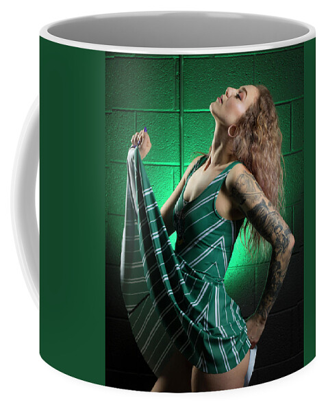 Implied Nude Coffee Mug featuring the photograph Danni--slytherin #4 by La Bella Vita Boudoir
