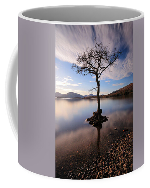 Tree Coffee Mug featuring the photograph Loch Lomond Tree by Grant Glendinning