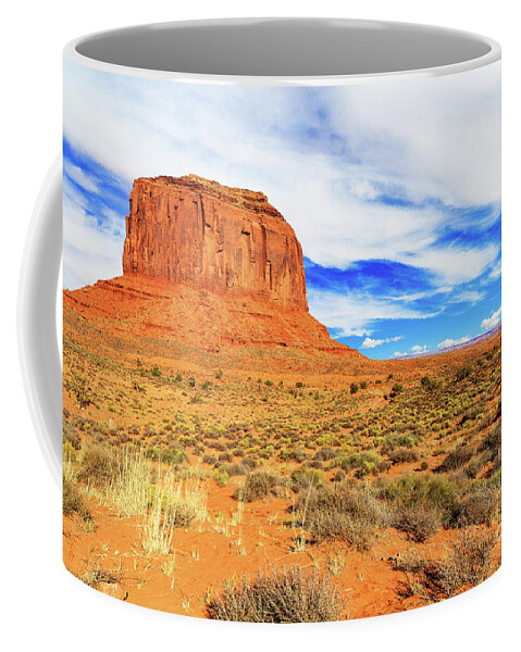 Merrick Butte Coffee Mug featuring the photograph Monument Valley Utah #4 by Raul Rodriguez