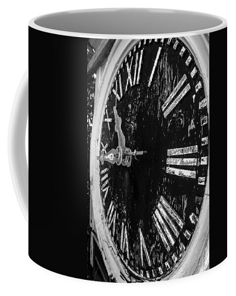 Clock Coffee Mug featuring the photograph Old Clock #1 by Phil Cardamone