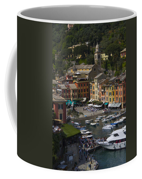 Portofino Coffee Mug featuring the photograph Portofino in the Italian Riviera in Liguria Italy #4 by David Smith