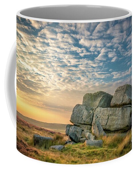 Airedale Coffee Mug featuring the photograph Sunset by Hitching Stone by Mariusz Talarek
