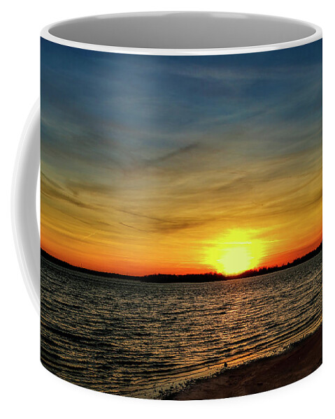 Horizontal Coffee Mug featuring the photograph Sunset #4 by Doug Long