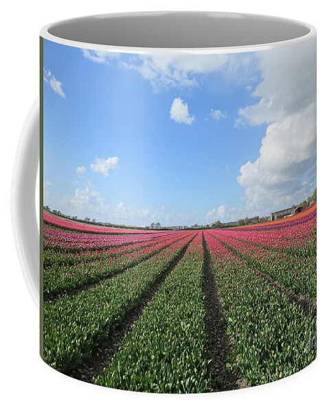 Tulip Coffee Mug featuring the photograph Tulips in Warmenhuizen #5 by Chani Demuijlder
