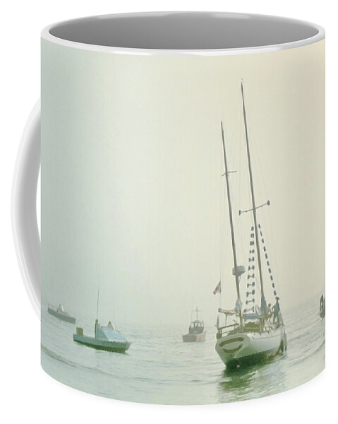 Sailboat Coffee Mug featuring the photograph 4373 by Peter Holme III