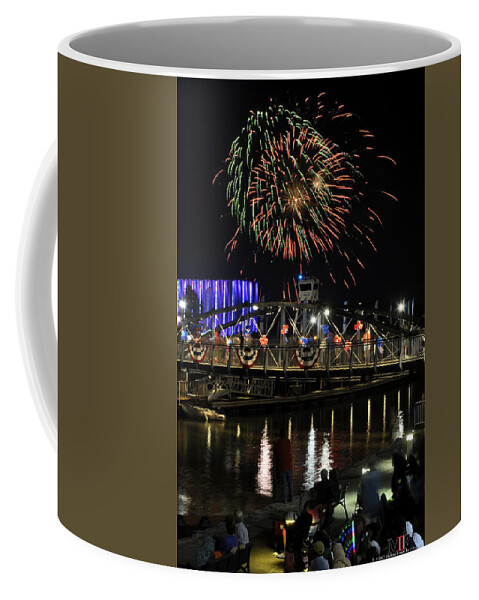 4th Of July Coffee Mug featuring the photograph 4th Of July 2017 Canalside Buffalo NY 32 by Michael Frank Jr