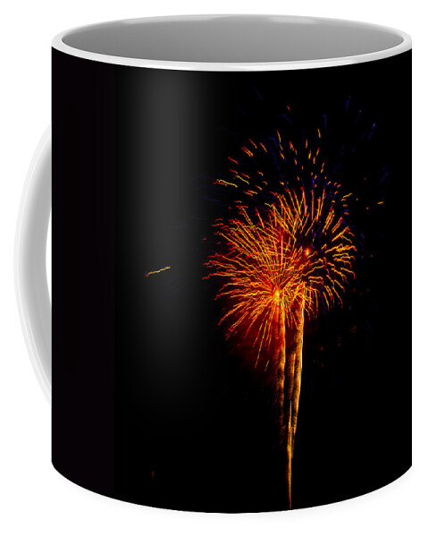 Fireworks Coffee Mug featuring the photograph 4th of July by Bill Barber