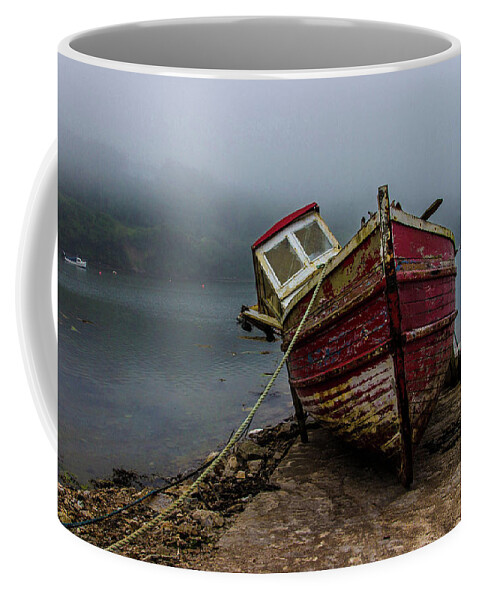 Boat Coffee Mug featuring the digital art Boat #5 by Maye Loeser