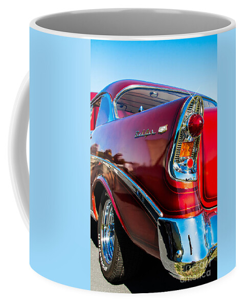 1956 Coffee Mug featuring the photograph 56 Chevy Bel Air by Anthony Sacco