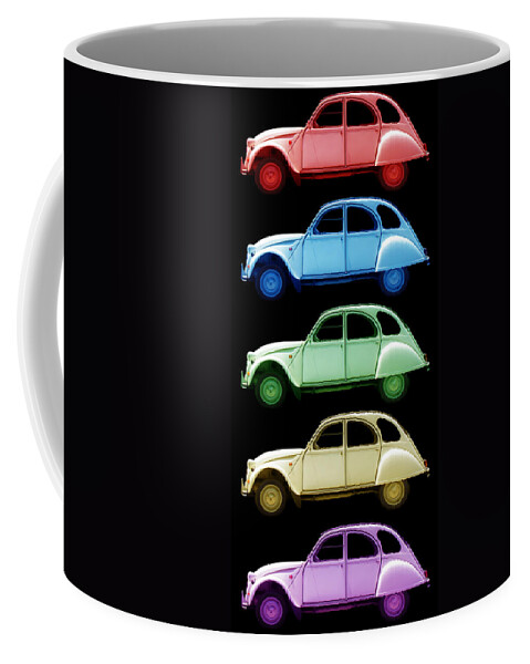 Citroen Coffee Mug featuring the photograph 5 Citroens by Andrew Fare