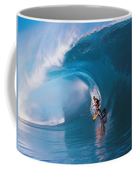 Surfing Coffee Mug featuring the photograph Surfing #5 by Mariel Mcmeeking