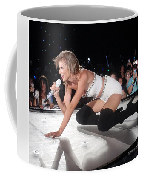 Taylor Swift Coffee Mug featuring the photograph Taylor Swift #5 by Mariel Mcmeeking