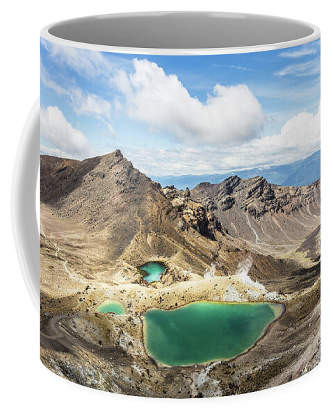 Cloud - Sky Coffee Mug featuring the photograph Tongariro Alpine crossing in New Zealand #5 by Didier Marti