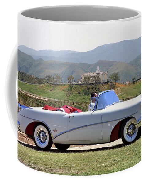 Buick Coffee Mug featuring the photograph 54 Buick Convertible by Bill Dutting